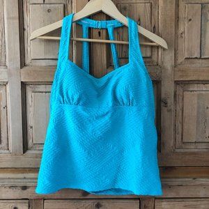Lands End 12 Textured Tankini Top